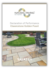 Classicstone Golden Fossil Declaration of Performance Guide Cover