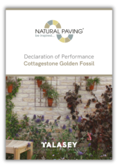 Cottagestone Golden Fossil Natural Paving Declaration of Performance Cover