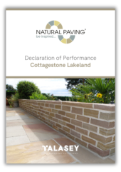 Cottagestone Lakeland Natural Paving Declaration of Peformance Cover