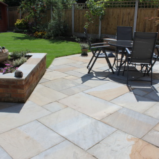 Stone Patio Paving Seating Space Yorkshire Blend Classicstone