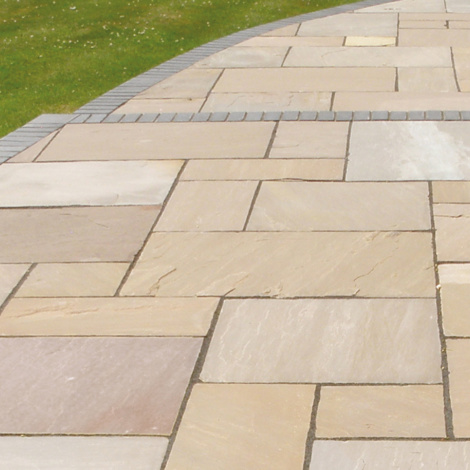 Autumn Brown Patio Paving Slabs - Classicstone - Natural Paving