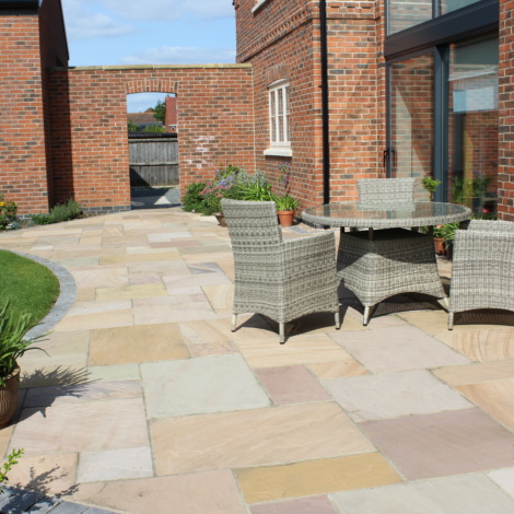 Buff Sandstone Patio Paving Slabs (Classicstone Harvest) - Natural Paving