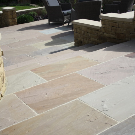 Brown Sandstone Patio Paving Slabs (Classicstone Lakeland) - Natural Paving