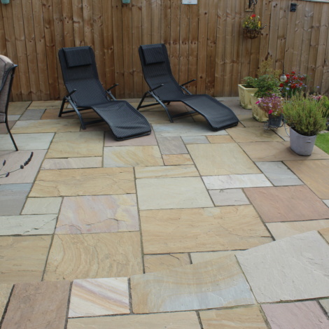 Buff Sandstone Patio Paving Slabs (Classicstone Harvest) - Natural Paving