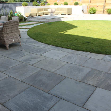 Grey Sandstone Patio Paving Slabs (Classicstone Promenade) - Natural Paving