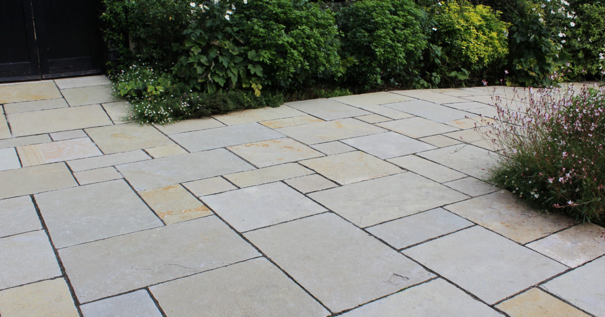 Buff Limestone Patio Paving Slabs (Cragstone Tuscan)- Natural Paving